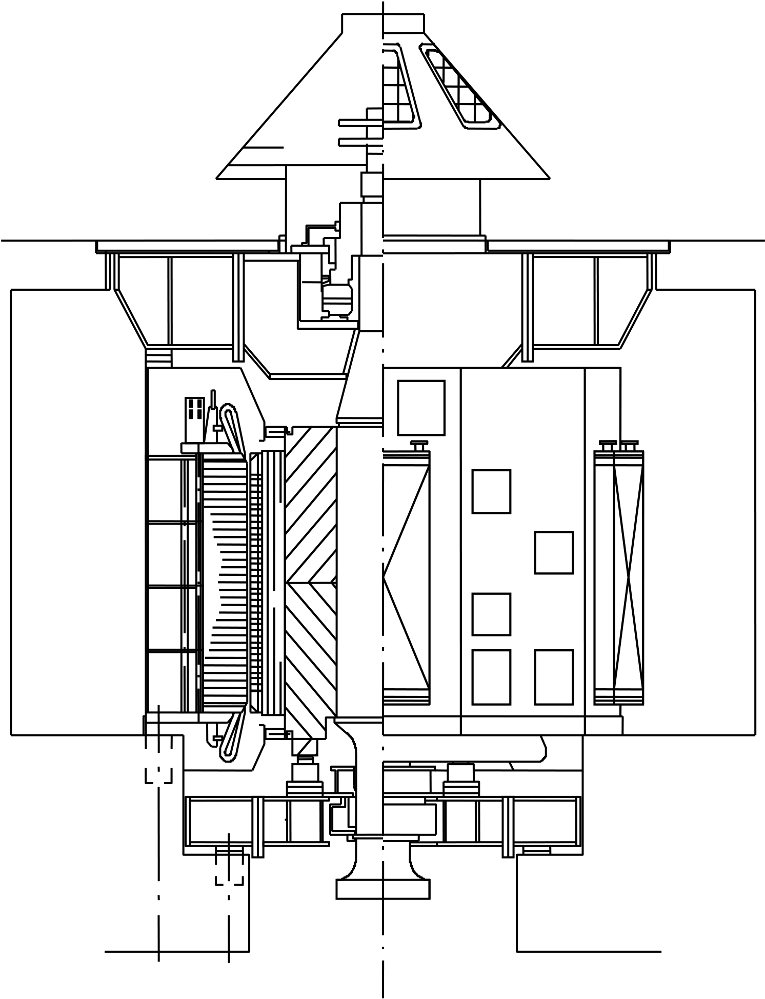 Figur 41: HURTIGLØPENDE GENERATOR 75 MVA, 750 o.p.m