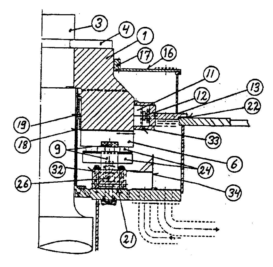 Figur 25: Kombinert lager med fjærplate og spindel (Westinghouse)