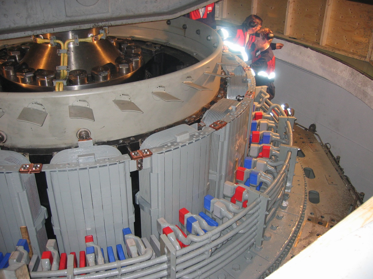 Figur 1: Rotor i en vertikalakslet generator