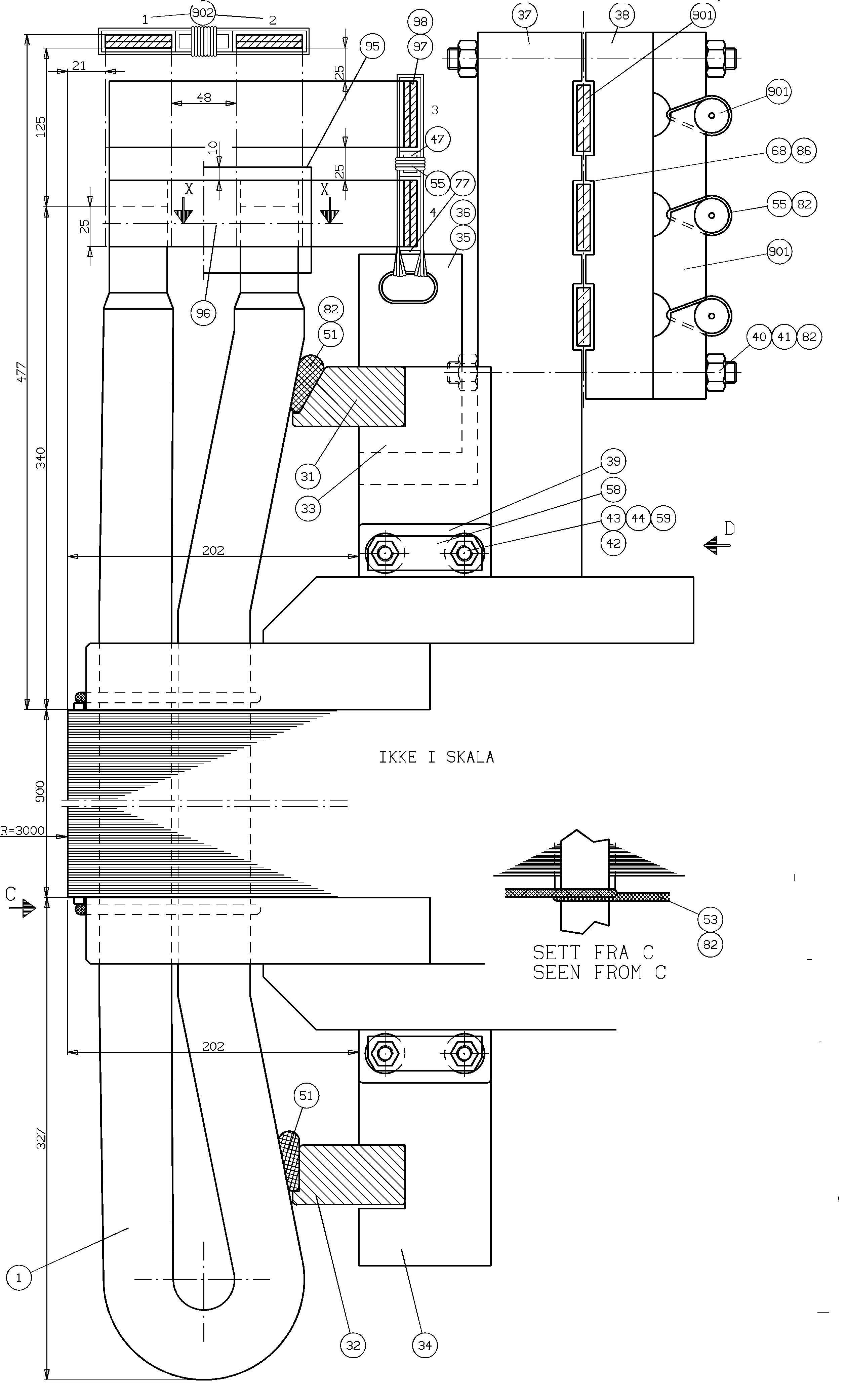 Figur 4: Statorvikling - roebelspole