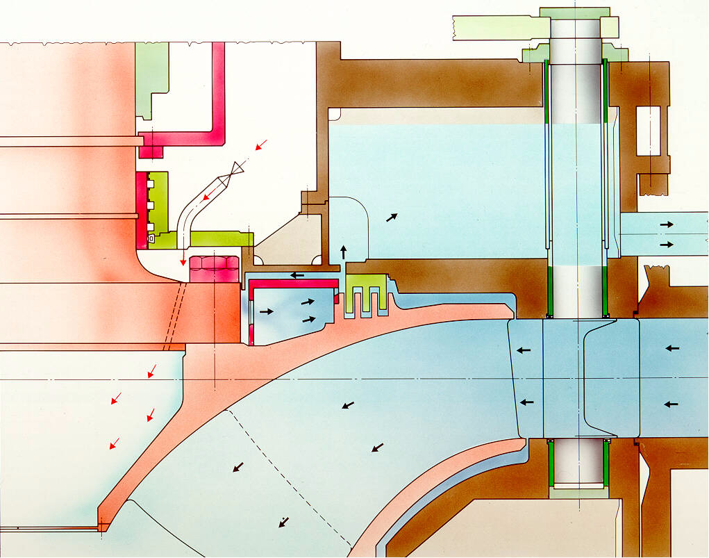 Figur 11: Prinsippskisse av pumpeplate