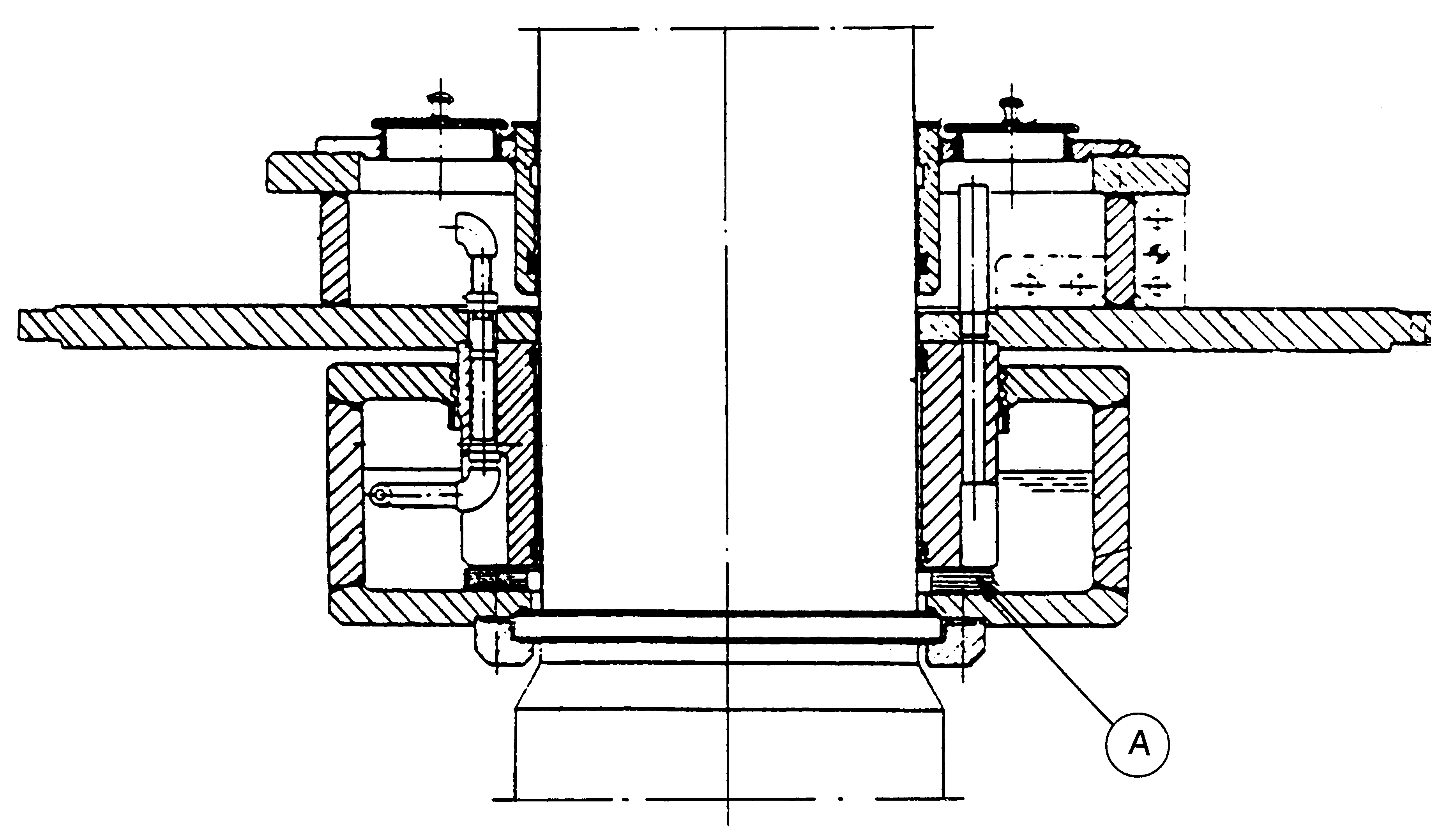 Figur 12: Turbinlager A = thrustring