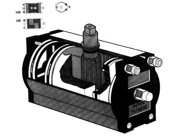 Figur 17: Pneumatisk aktuator