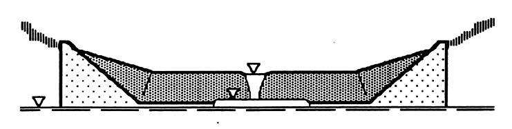 Figur 19: V-formet innknekking i gummiluke.